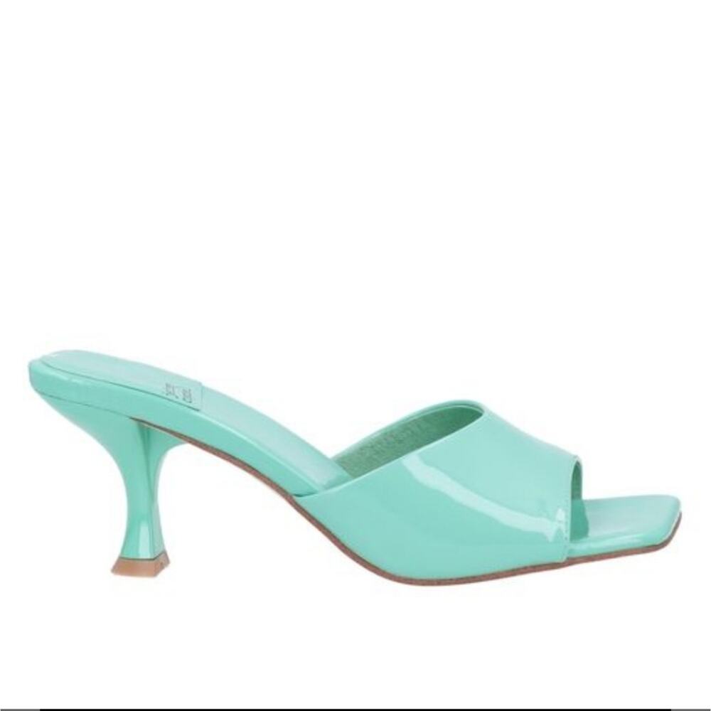 Jeffrey Campbell Mr Big Patent Leather Heel Sandals 6